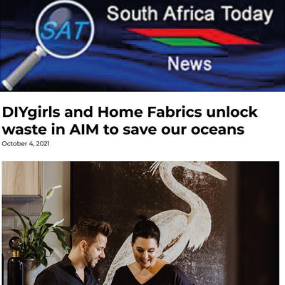 South Africa Today News: DIYgirls and Home Fabrics unlock waste in aim to save our oceans