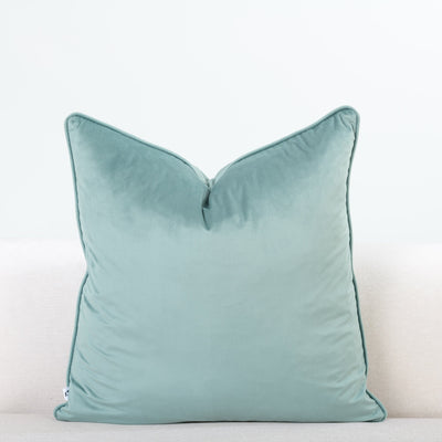 600 x 600 Mint Green Velvet Scatter Cushion Cover - DIYGIRLS