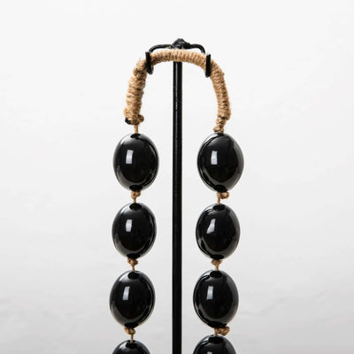 Black Authentic African Beads Set