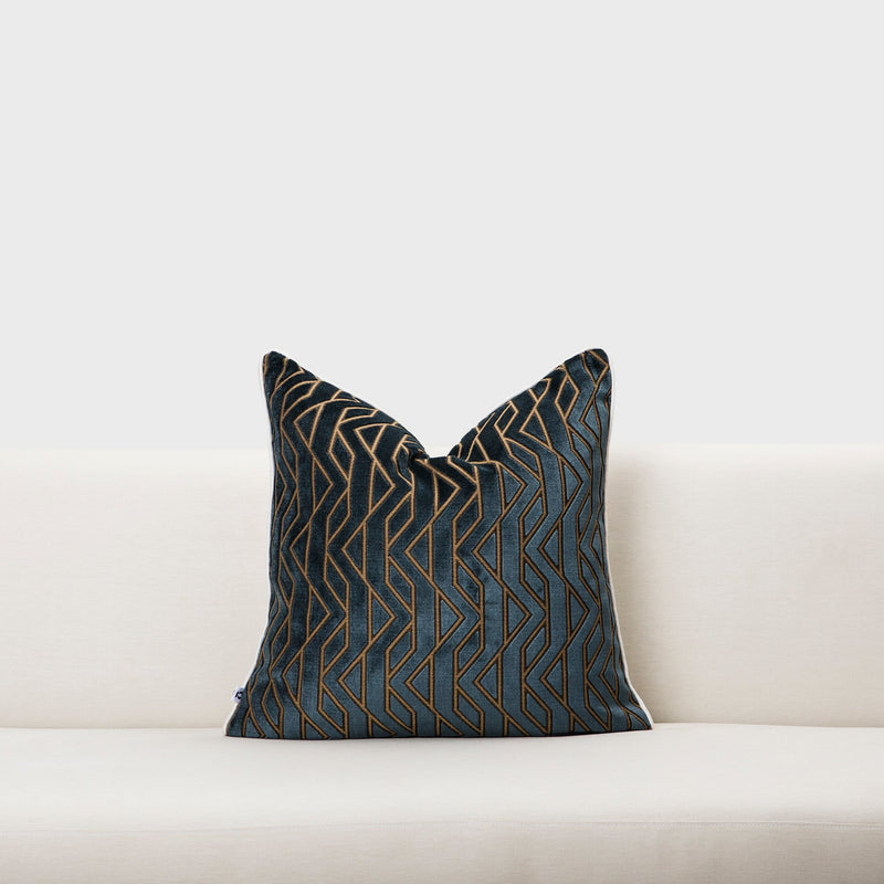 600 x 600 Parioli Petrole Scatter Cushion Cover