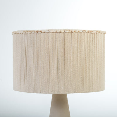 Cotton Twine Drum Shade (with Shells)