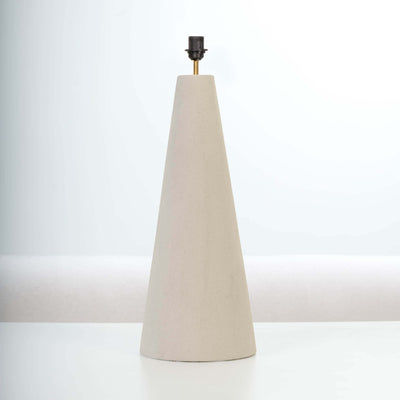 Cone Base in Bisque White