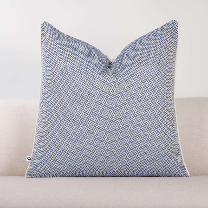 650 x 650 Helix Indigo Scatter Cushion Cover