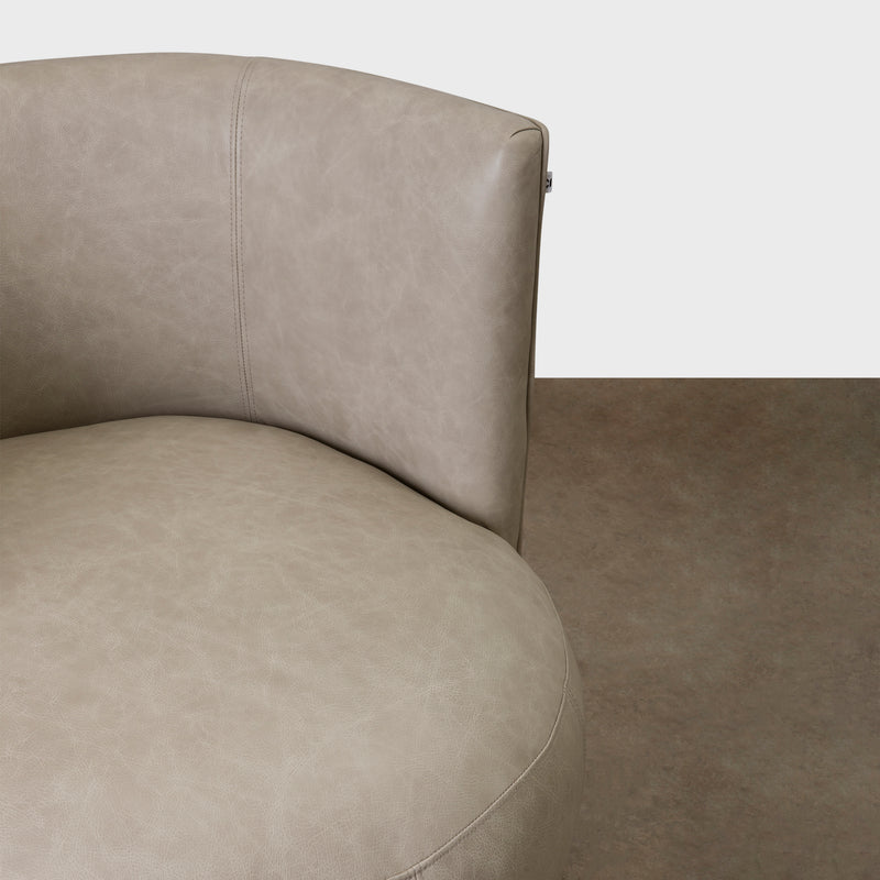 Nova Leather Swivel Chair
