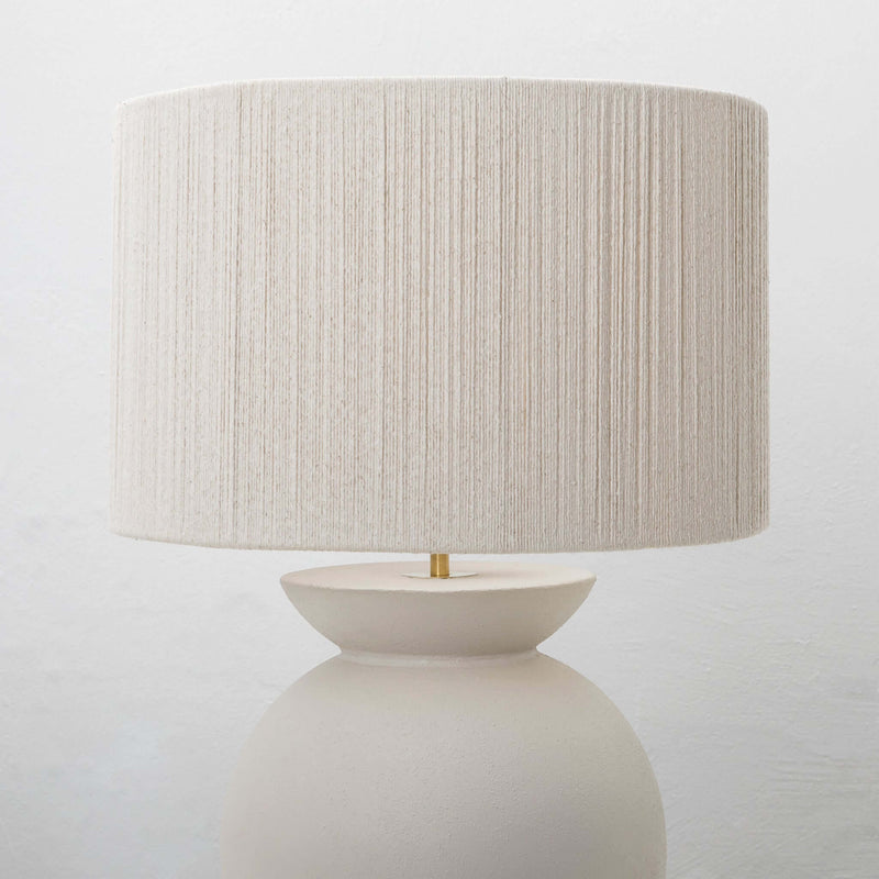 BELLY TABLE LAMP IN BISQUE WHITE - DIYGIRLS