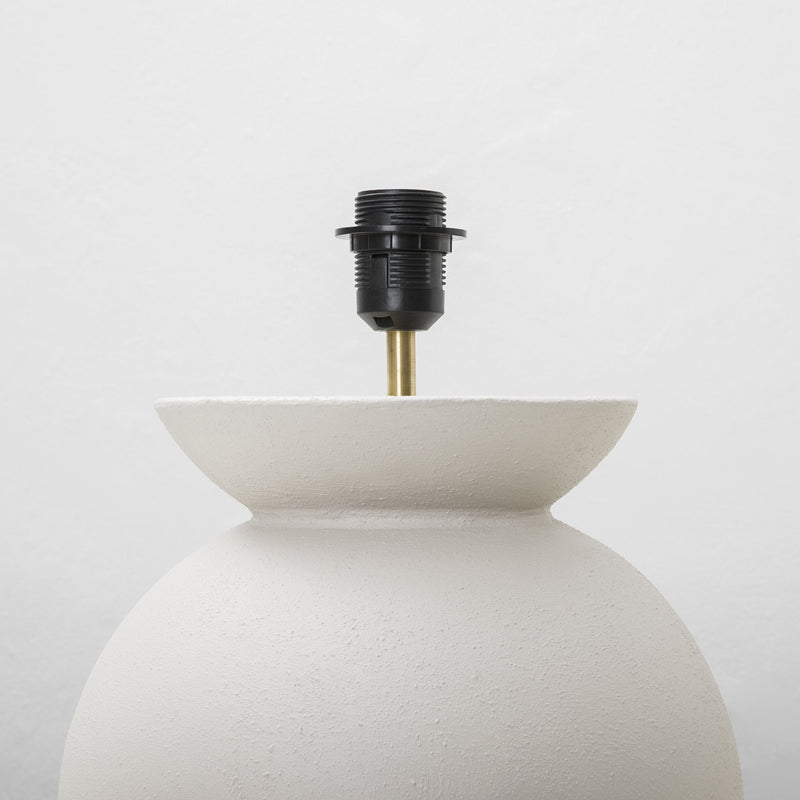 BELLY TABLE LAMP IN BISQUE WHITE - DIYGIRLS