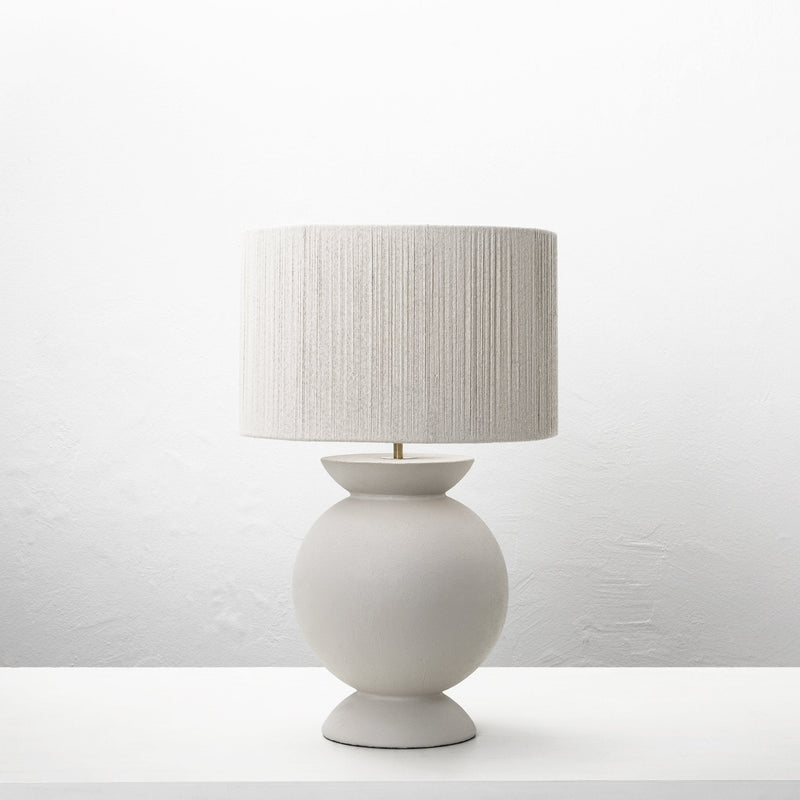 BELLY TABLE LAMP IN BISQUE WHITE - DIYGIRLS