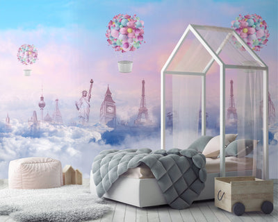 Candy Cloud Wall Mural - DIYGIRLS