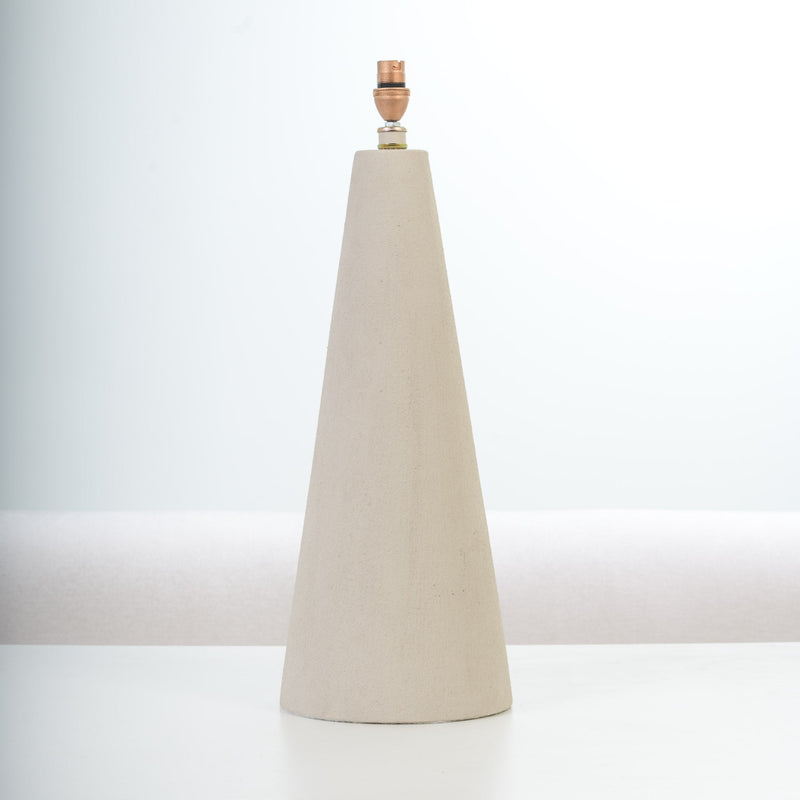 Cone Table Lamp in Bisque White - DIYGIRLS