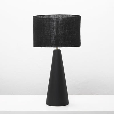 Cone Table Lamp in Ebony - DIYGIRLS