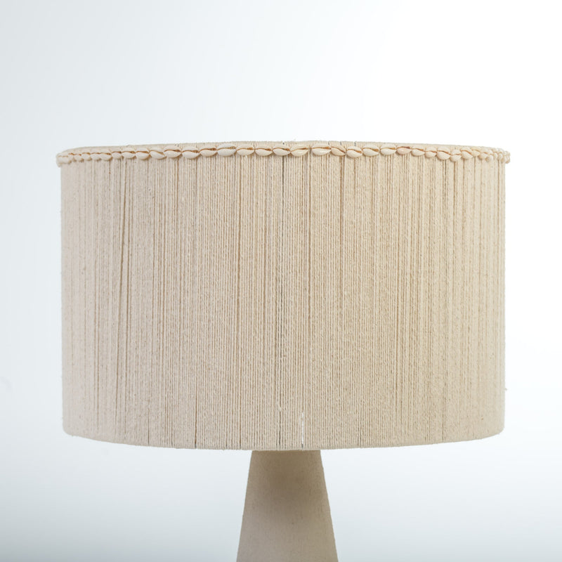 Cotton Twine Drum Shade (with Shells) - DIYGIRLS