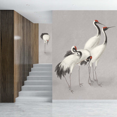 Crowned Crane Wall Mural - DIYGIRLS