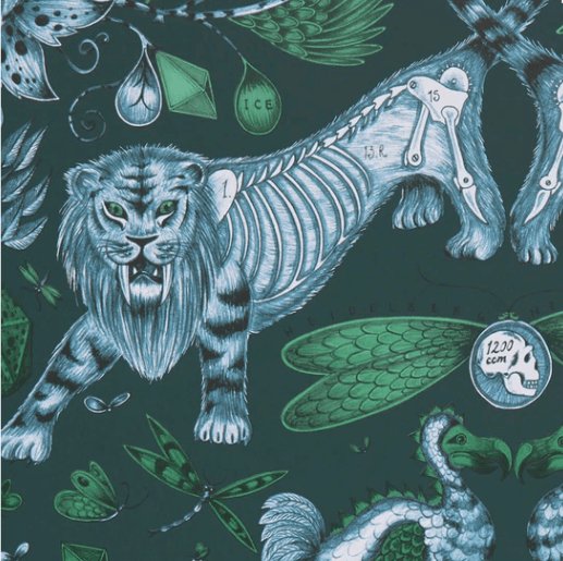 Emma J Shipley Extinct Wallpaper - DIYGIRLS