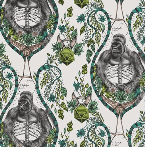 Emma J Shipley Silverback Wallpaper - DIYGIRLS