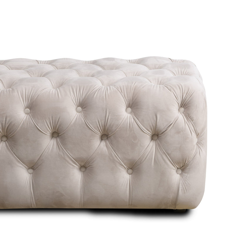 Full Deep Button Ottoman - DIYGIRLS