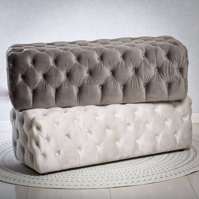 Full Deep Button Ottoman - DIYGIRLS