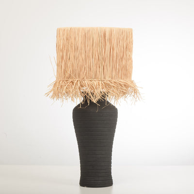 Grooved Table Lamp in Ebony - DIYGIRLS