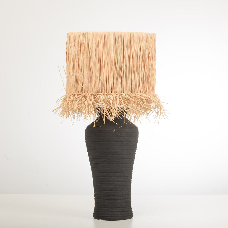 Grooved Table Lamp in Ebony - DIYGIRLS