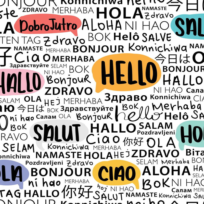 International Hello Wallpaper - DIYGIRLS