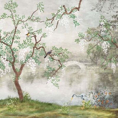 Japanese Garden Wall Mural - DIYGIRLS