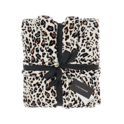 Leopard Bath Robe By Linen House - DIYGIRLS