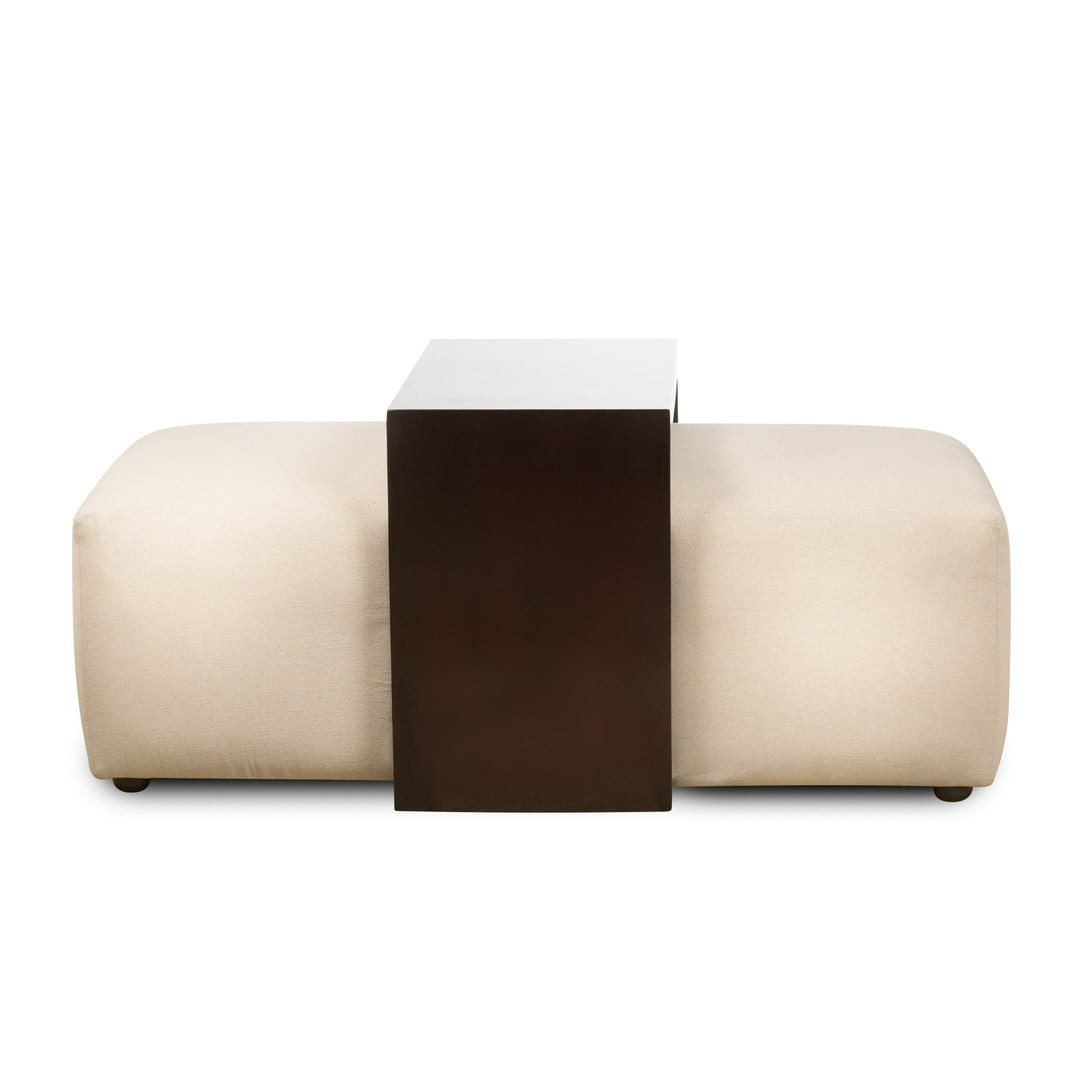 Ottoman with sliding table discount