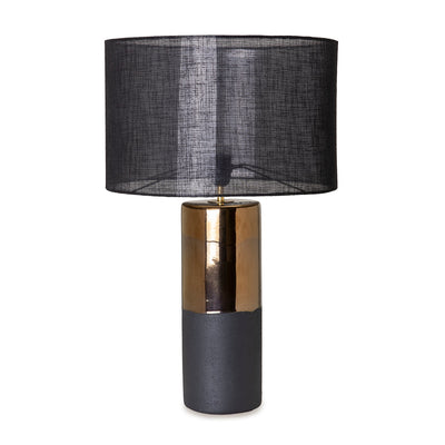 PILLAR TABLE LAMP IN EBONY - DIYGIRLS