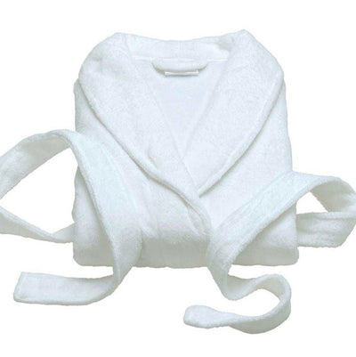 Plush Bath Robe in White - DIYGIRLS