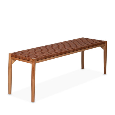 Rimpi Leather Bench - DIYGIRLS