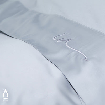 Silver Oxford 500TC Bamboo Cotton Duvet Set – King - DIYGIRLS