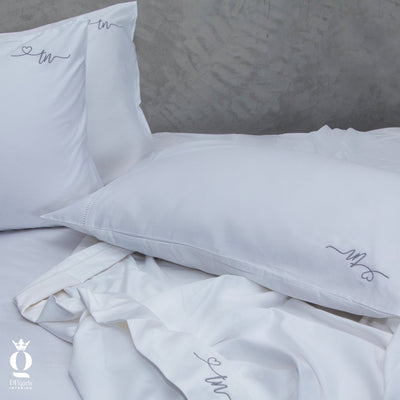 White 500TC Cotton Sateen Duvet - King - DIYGIRLS