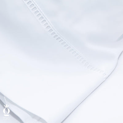 White King Fitted Sheet - 500Tc Cotton Sateen - DIYGIRLS