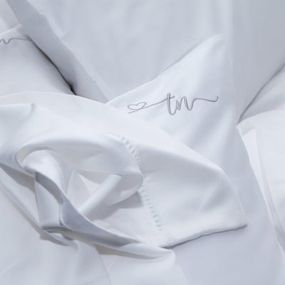 White King Fitted Sheet - 500Tc Cotton Sateen - DIYGIRLS