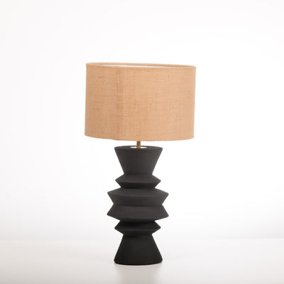 Zig Zag Table Lamp Base in Ebony - DIYGIRLS