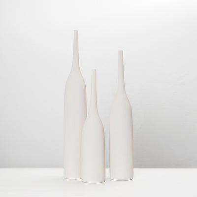 Ceramic Trio Set Bisque White