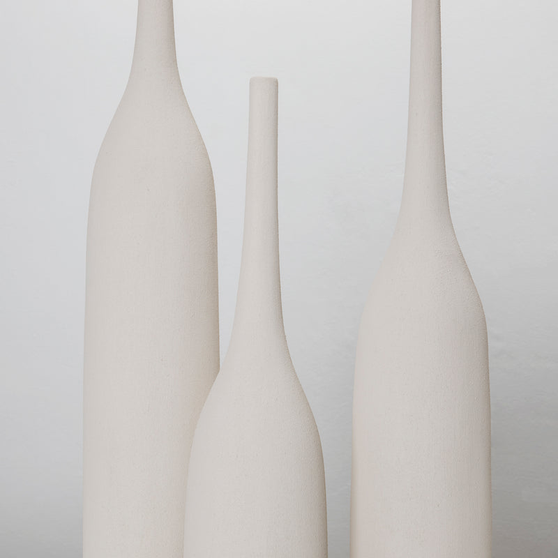 Ceramic Trio Set Bisque White
