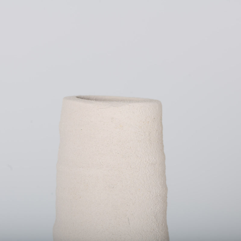 Shongololo Vase Set in Bisque White