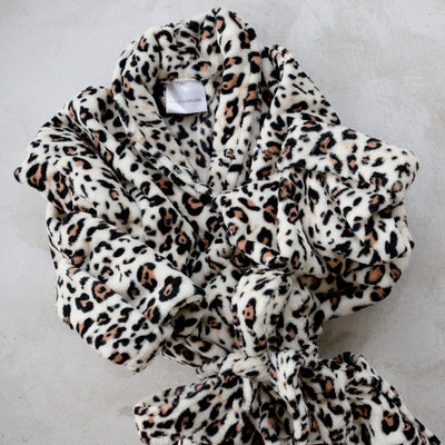 Leopard Bath Robe By Linen House