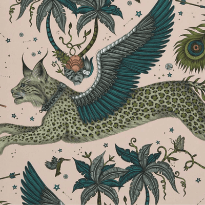 Emma J Shipley Lynx Wallpaper