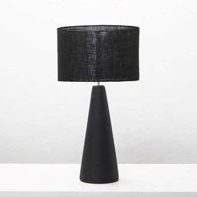 Ebony Cone Table Lamp
