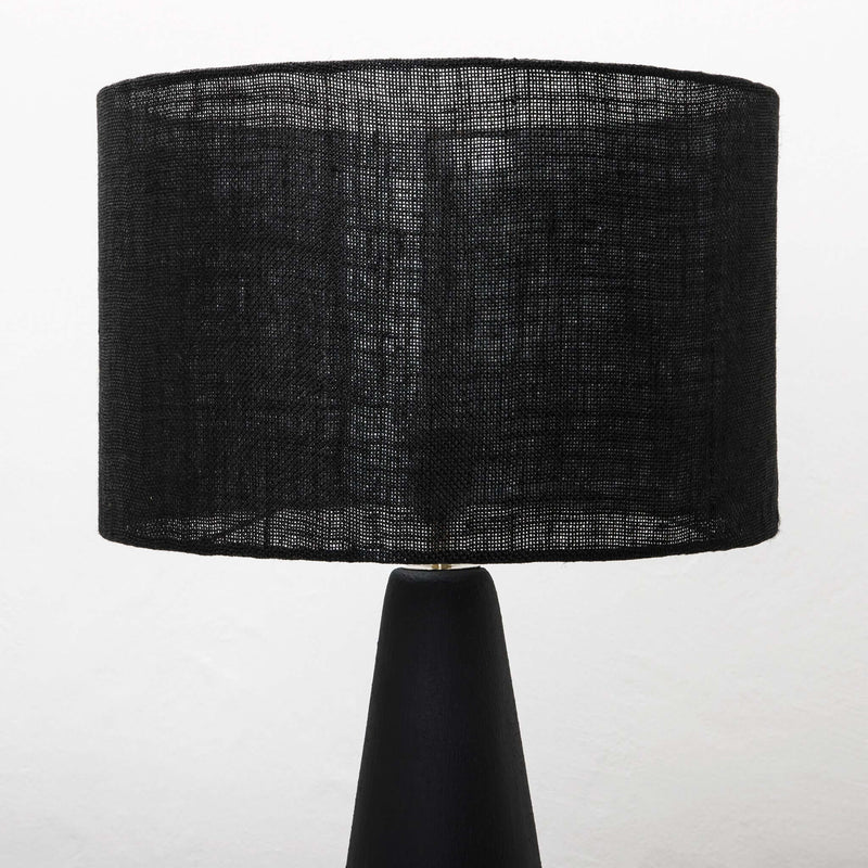 Ebony Cone Table Lamp