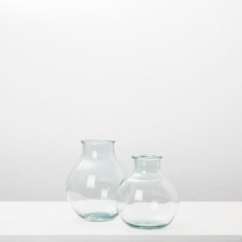 Recycled Wonky Glass Vases
