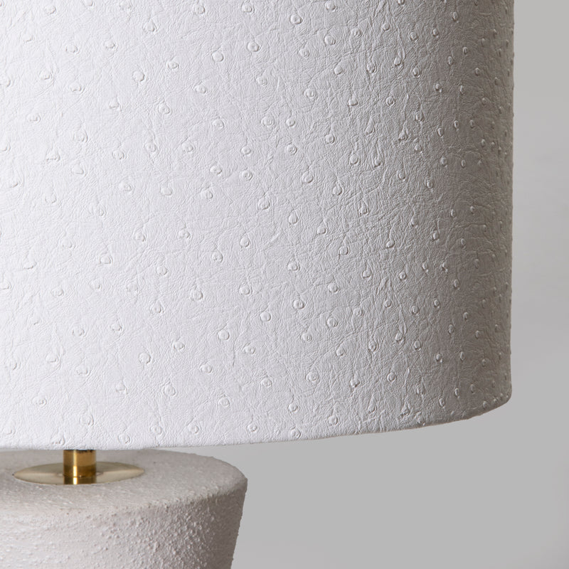 Curve Table Lamp in Snow White